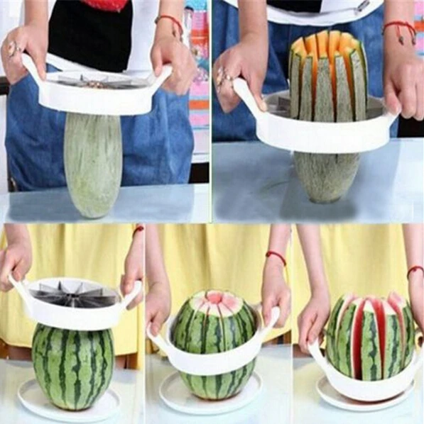 (Inner Dia.21cm) Watermelon cutter Convenient Kitchen cooking Fruit Cutting Tools Watermelon Slicer Fruit Cutter Kitchen(055)