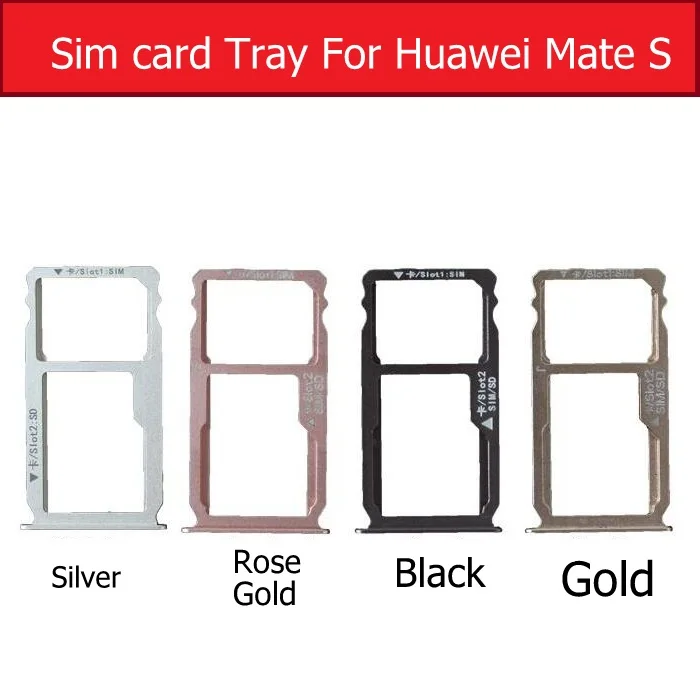 

Genuine SIM & Memory Card Tray For Huawei Mate S CRR-L09 UL00 & SIM Card Slot Socket Reader Adapter Replacement Repair