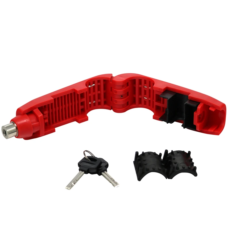 MoFlyeer Universal Motorcycle Lock Scooter Handlebar Safety Locks Brake Throttle Grip anti theft Protection Security Lock