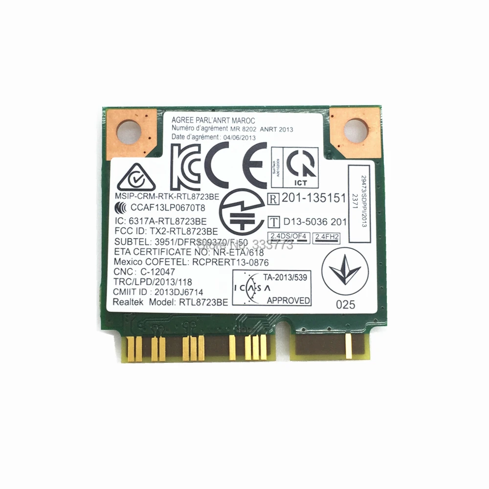 Realtek RTL8723BE Mini PCI-E Wifi Fit for Bluetooth 4.0 Wireless Card for E440 E540 S440 S540 FRU:04W3818