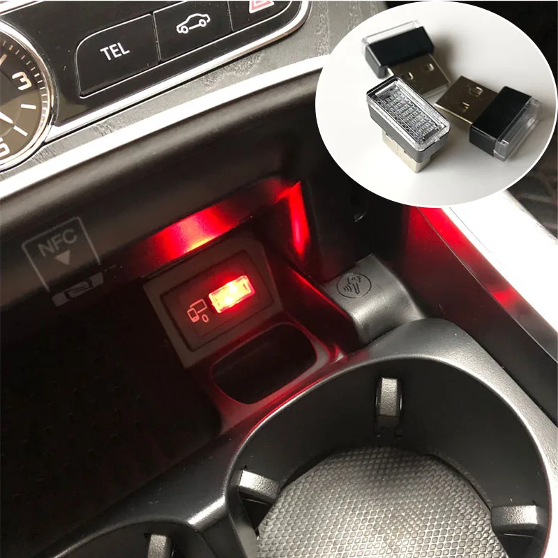 1Pc Car USB Atmosphere Lamp for Hyundai Genesis G70 G80 G90 Equus Creta KONA Enduro Intrado NEXO PALISADE HDC-2 Grandmaster