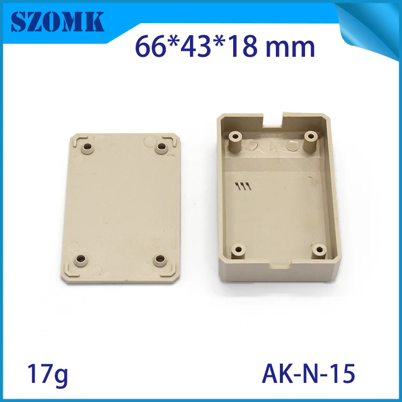 Electronics project box enclosure plastic case szomk housing shell (4 pieces) 66*43*18mm hot sales plastic instrument enclosure