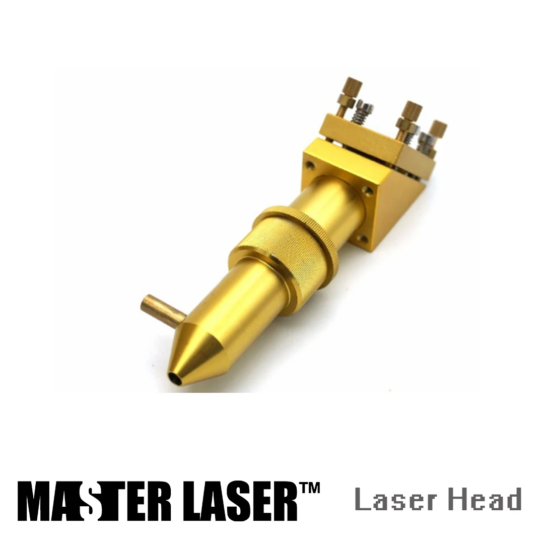 MASTER LASER CO2 Laser Head for Focus Lens Dia.12.7 FL.50.8 mm  Mirror 20mm Mount for Laser Engraving Cutting Machine