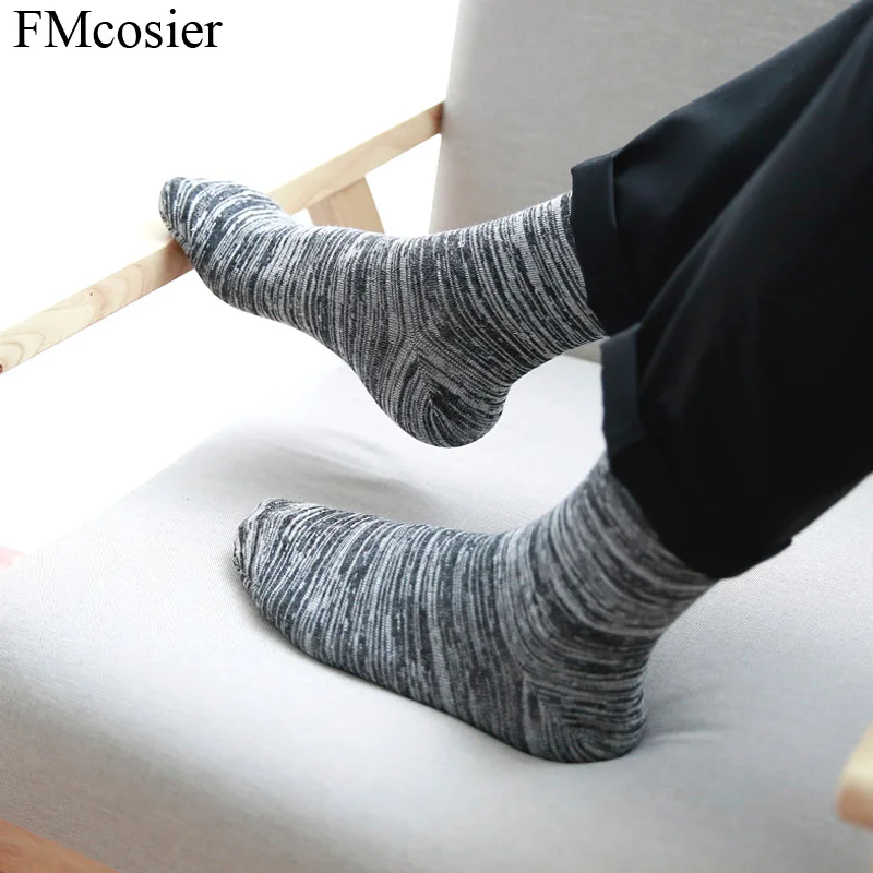 

10 Pairs Summer Autumn High Quality Fashions Men's Cotton Crew Socks For Men dress Meia Sokken Calcetin Hombre Socken Sox