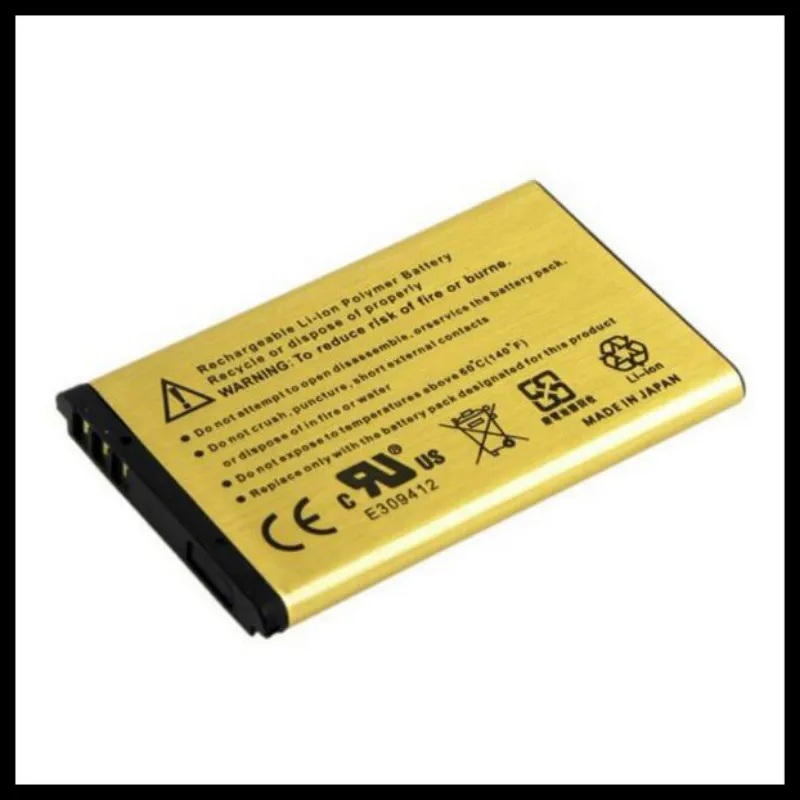 High Capacity Golden BL-4C Mobile Phone Battery For Nokia 6300 1202 1325 1506 1508 1661 1706 2220s 2228 BATTERY BL-4C BL4C