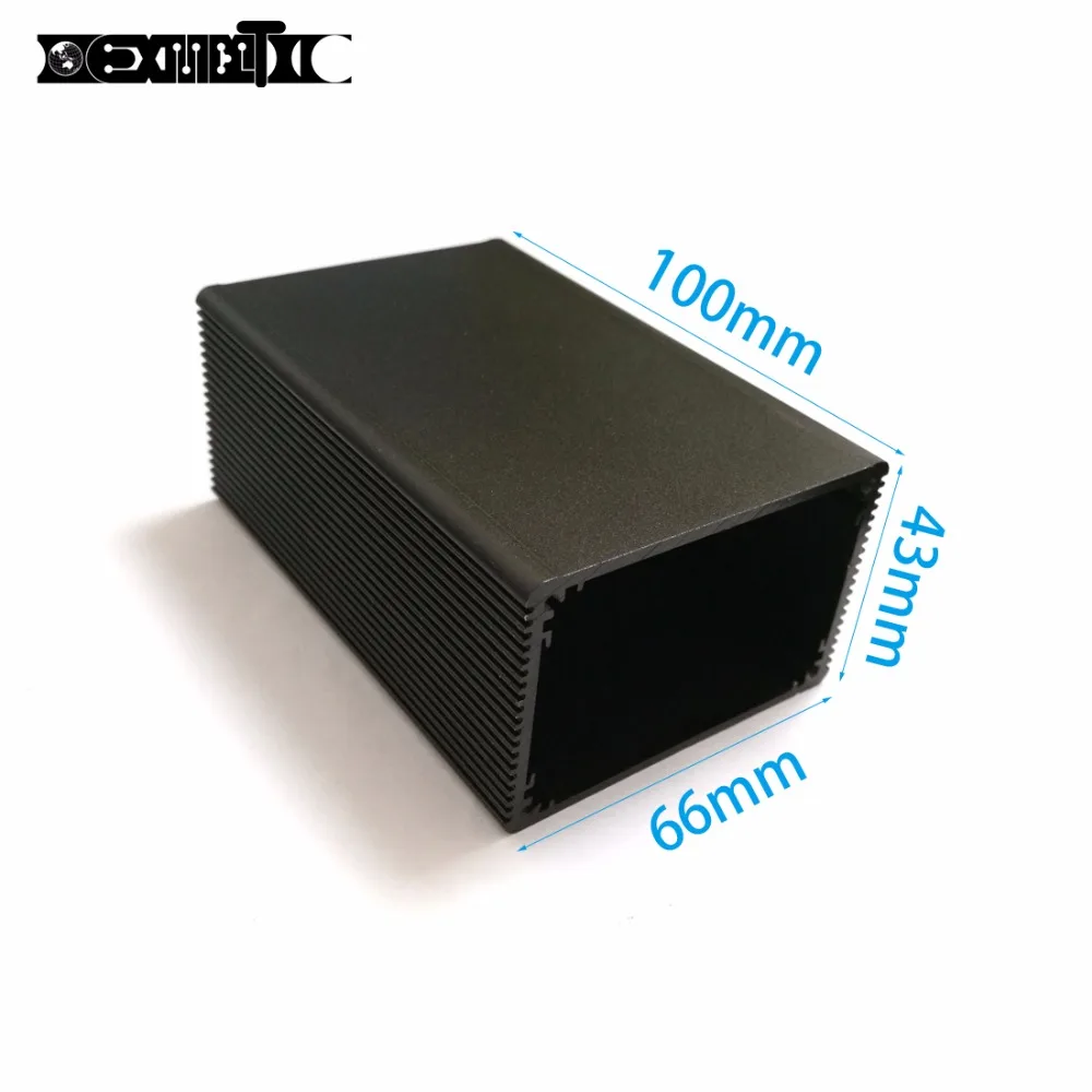 

Aluminum Box Enclosure Case 43mm(1.69")(H)X66mm(2.59")(W)X100mm(3.93")(L) DIY