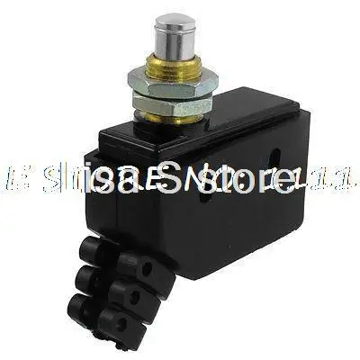 TM-1307 3 Screw Terminals Push Plunger Actuator Mirco Limit Switch w Cover