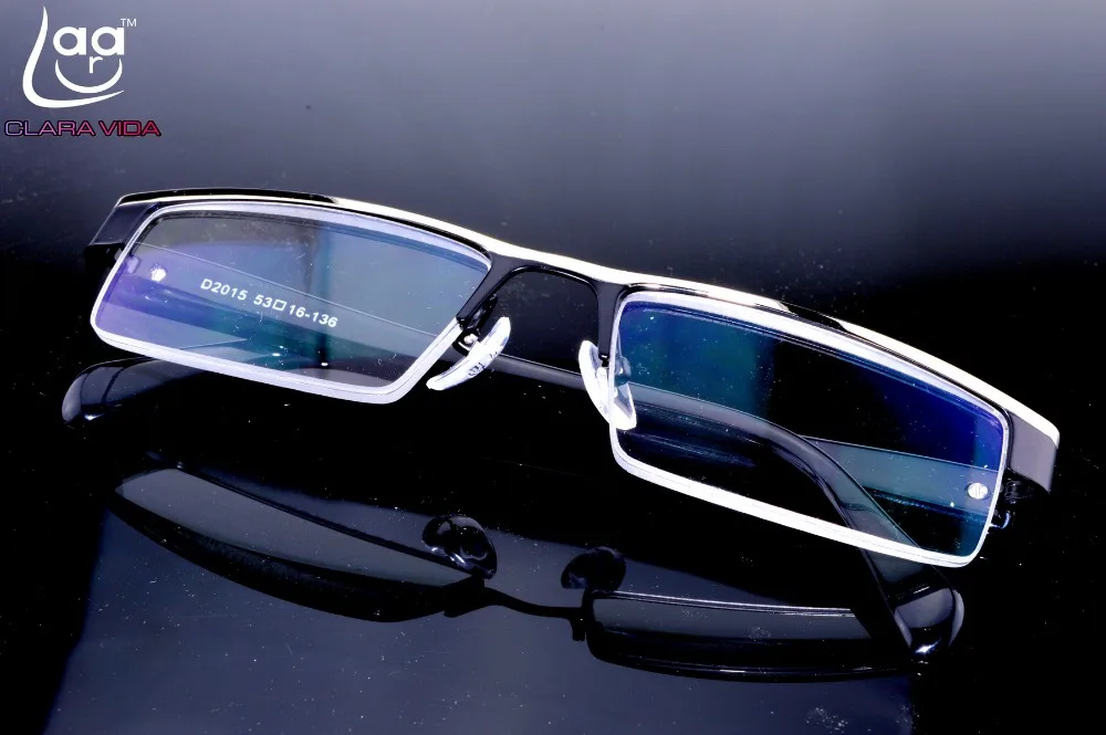 Clara Vida Men Titanium Non Spherical 12 Layer Coated Lenses Reading Glasses+1.0 +1.5 +2.0 +2.5 +3.0 +3.5+4.0