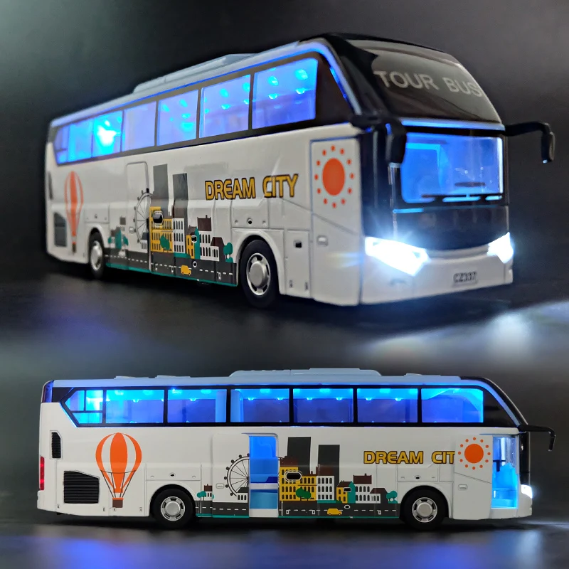 High simulation alloy bus,1:32 scale alloy pull back toy cars,open door bus model,Wholesale, resale, free shipping