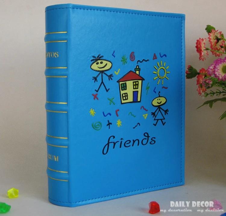 100% HI-Q pu skóra 6x8 albumy ze zdjęciami na 100 zdjęć 6R dzieci twarda okładka album fotograficzny 6 ''x 8'' klasyczny album fotograficzny