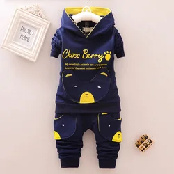 Fashion Children Boys Girl Cartoon Suits Baby Cotton Hoodies Pants 2Pcs Sets Spring Autumn Clothes Toddler Tracksuits