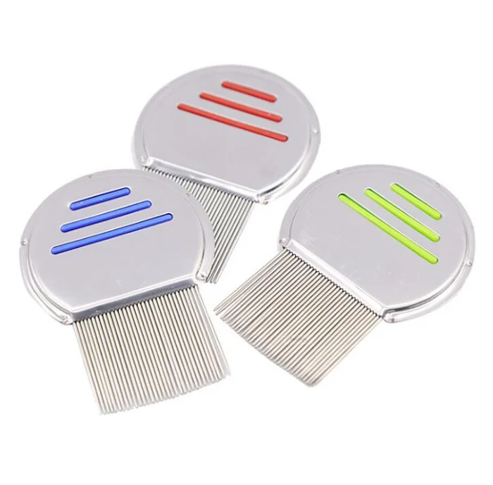 

1pc Stainless Steel child Hair brush remove lice comb Head Lice high density teeth nit free comb Hair louse Terminator