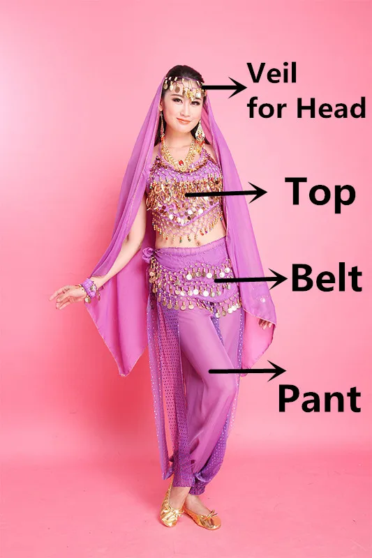 6 Colors Belly Dance Costume Set Women Performance Wear Indian Dress Bollywood Costume High Quality Belly Dance Set