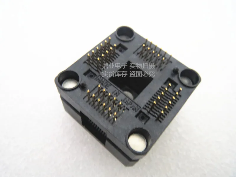 

OTQ-44-0,8-04 QFP44 PQFP44 LQFP44 Гнездо для проживания позолоченная IC испытательное сиденье Испытательный стенд для гнезда