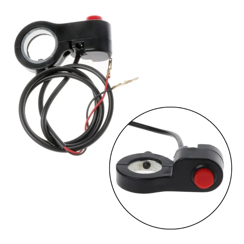 22mm Motorcycle Handlebar Horn Switch Start Speaker Connection Button Equipment Electric Bike Replacement Parts