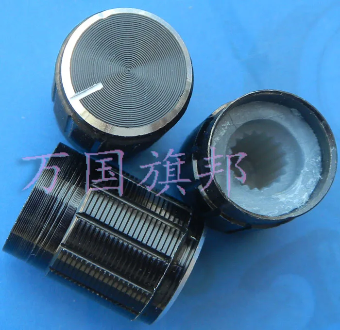 Free Delivery. Black Lace high aluminum potentiometer knob 17MM diameter 13MM 13*17MM