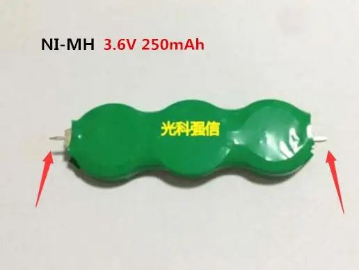 HOT NEW NI-MH 3.6V 250mah nimh rechargeable battery 250mah 3.6V 3.6V250mah Nickel metal hydride battery feet leg foot wending