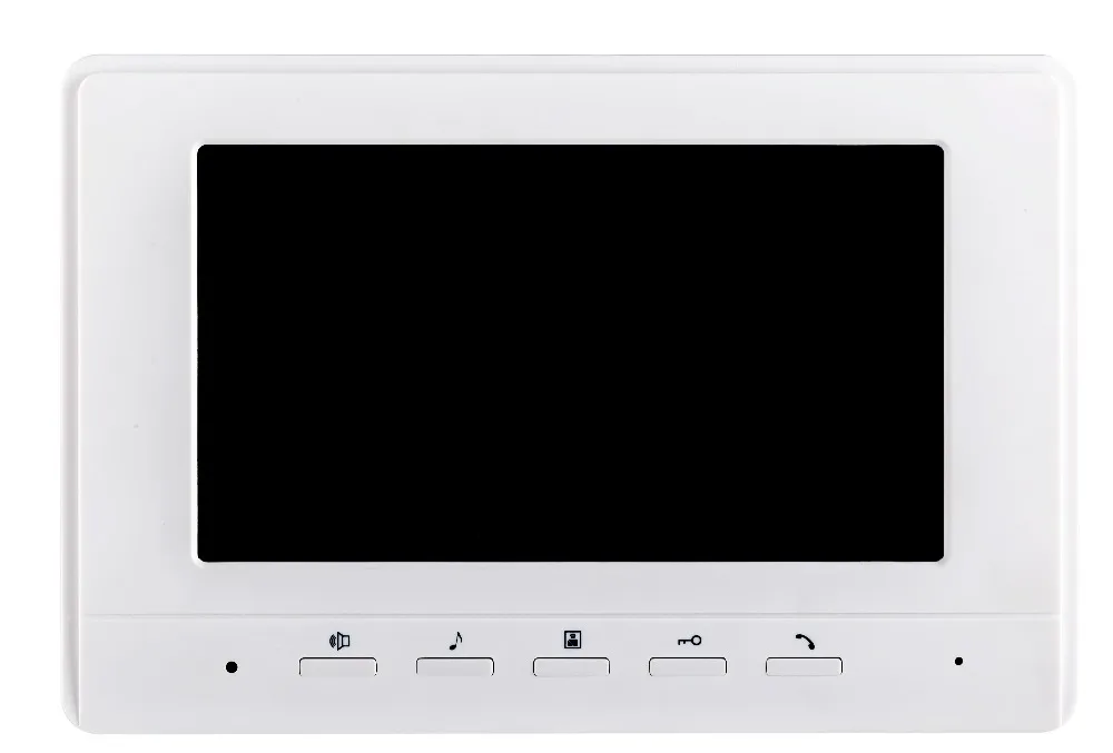 SmartYIBA Network Cable Wired Apartment Video Door Phone Doorbell Intercom System 7 Inch Monitor No Need Power RFID Door Camera