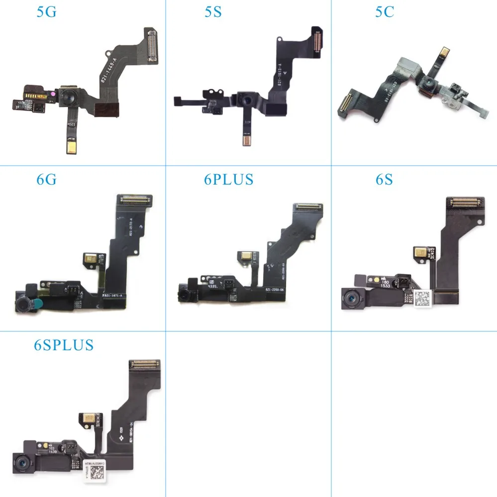 

For iPhone 4 4S 5 5S SE 5C 6G 6 6S Plus Front Facing Camera Right Proximity Sensor Flex Cable With Microphone Assembly