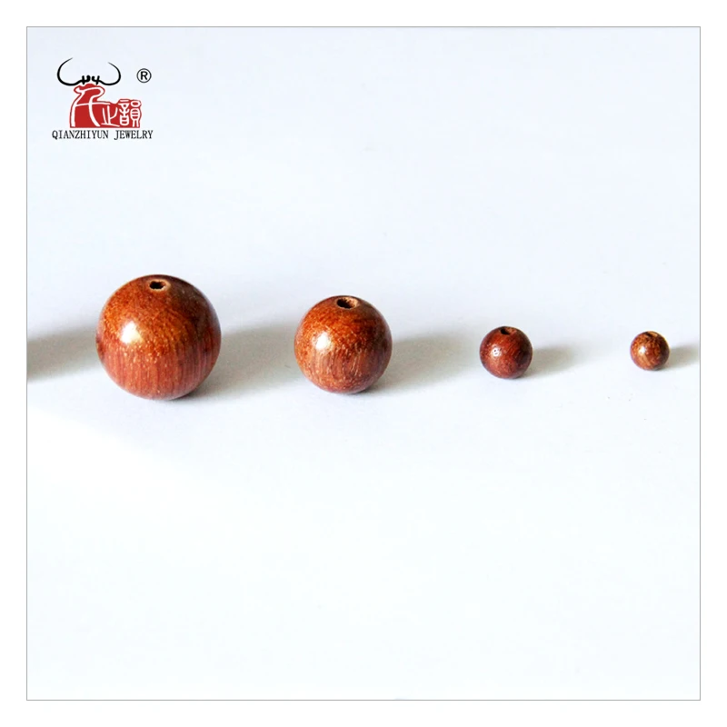 WD-006 30Pcs/Lot redwood Beads 6mm 8mm 10mm 12mm 15mm 18mm 20mm Round Wooden Beads For Jewelry Making,High-grade Hardwood Beads