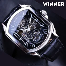 2019 Winner Top Brand Retro Classic Designer Silver Stainless Steel Case Men Watches Luxury Mechanical Automatic Watch Clock