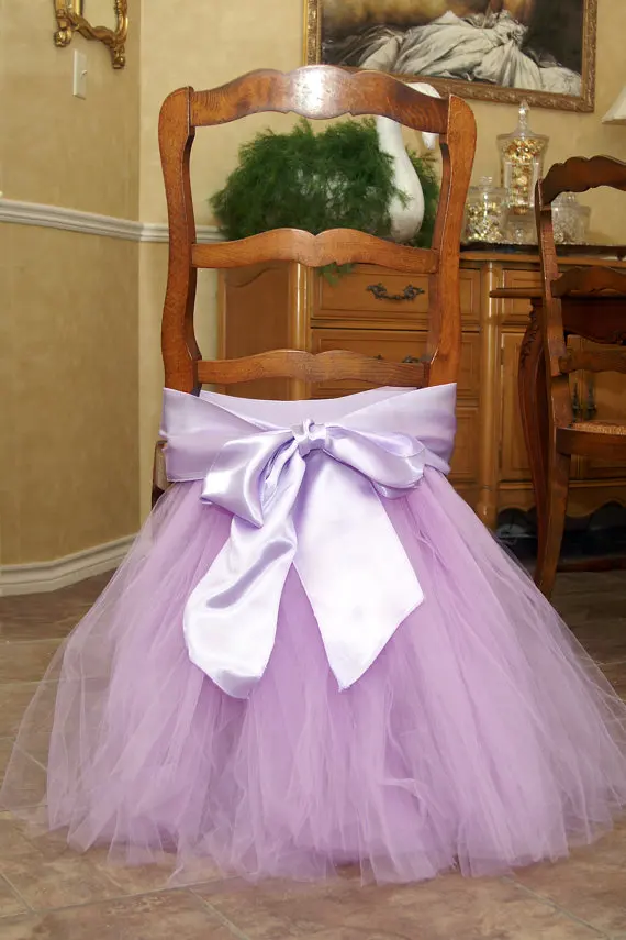 

Fashion hot-selling wedding chair cover white gauze chair cover banquet stool set cover