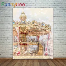 Funnytree photography backdropsPlayground Ferris wheel for children photocall photography studio funds