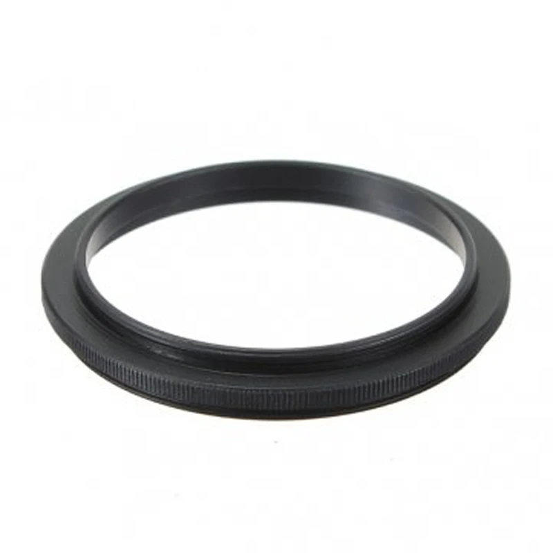 โลหะชายกระทู้49มิลลิเมตร52มิลลิเมตรชายกระทู้52มิลลิเมตร55มิลลิเมตร58มิลลิเมตร62มิลลิเมตร72มิลลิเมตรกล้องมาโครเลนส์แหวนอะแดปเตอร์ย้อนกลับ