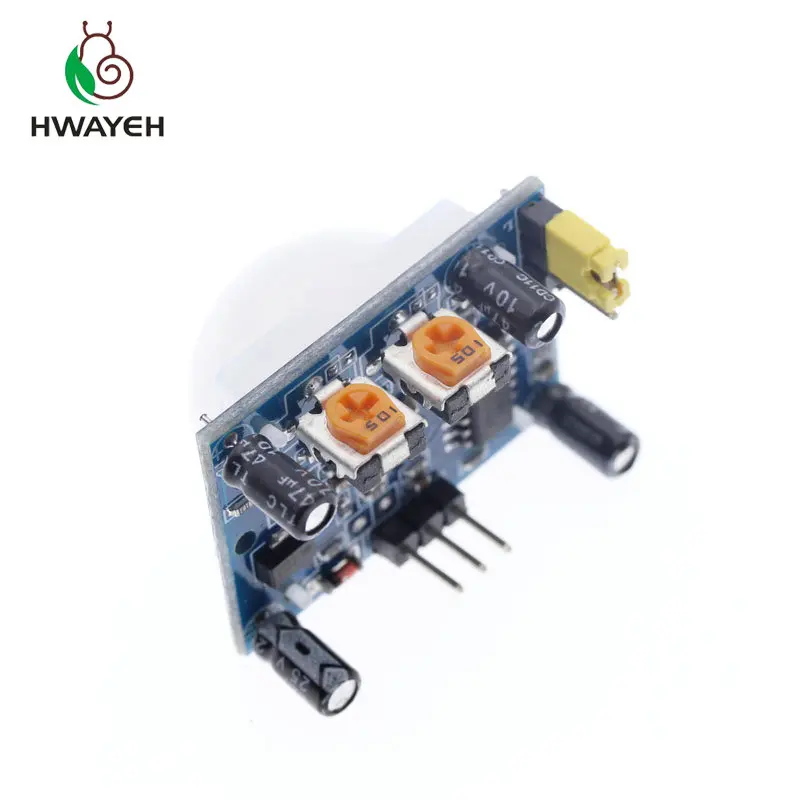 1PCS SR501 HC-SR501 Adjust IR Pyroelectric Infrared PIR module Motion Sensor Detector Module  for arduinp