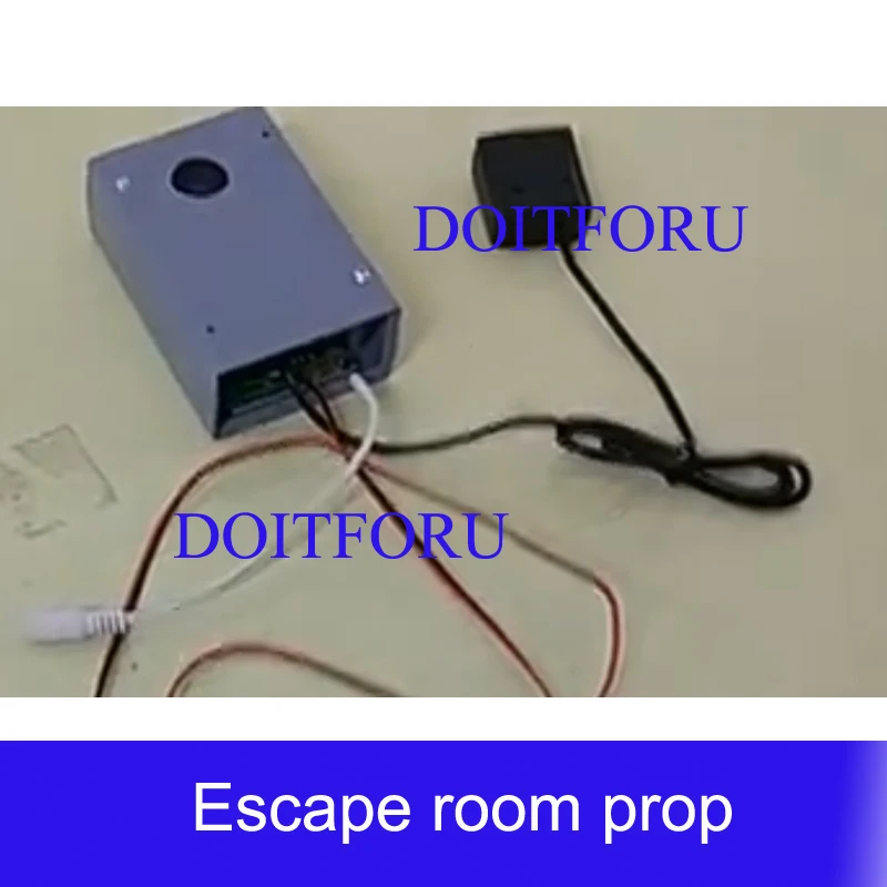 

Room Escape game props unlock knocking at the door knocking at the door lock rhythm organs induced vibration