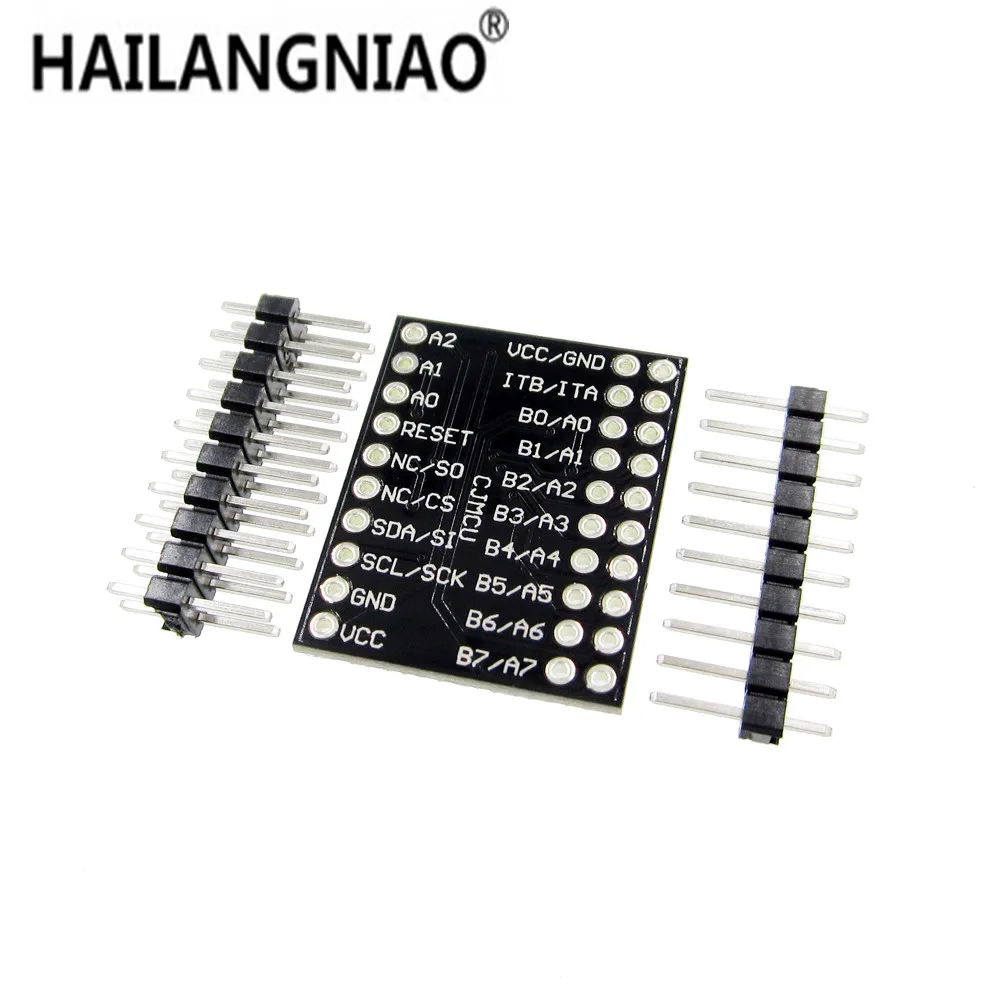 Módulo interfaz Serial MCP23017 IIC I2C SPI MCP23S17 bidireccional 16-Bit i/o extensor Pins 10Mhz módulo interfaz Serial