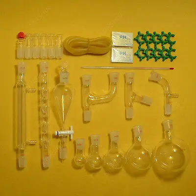 new advanced organic chemistry lab glassware kit 24/29-29pcs