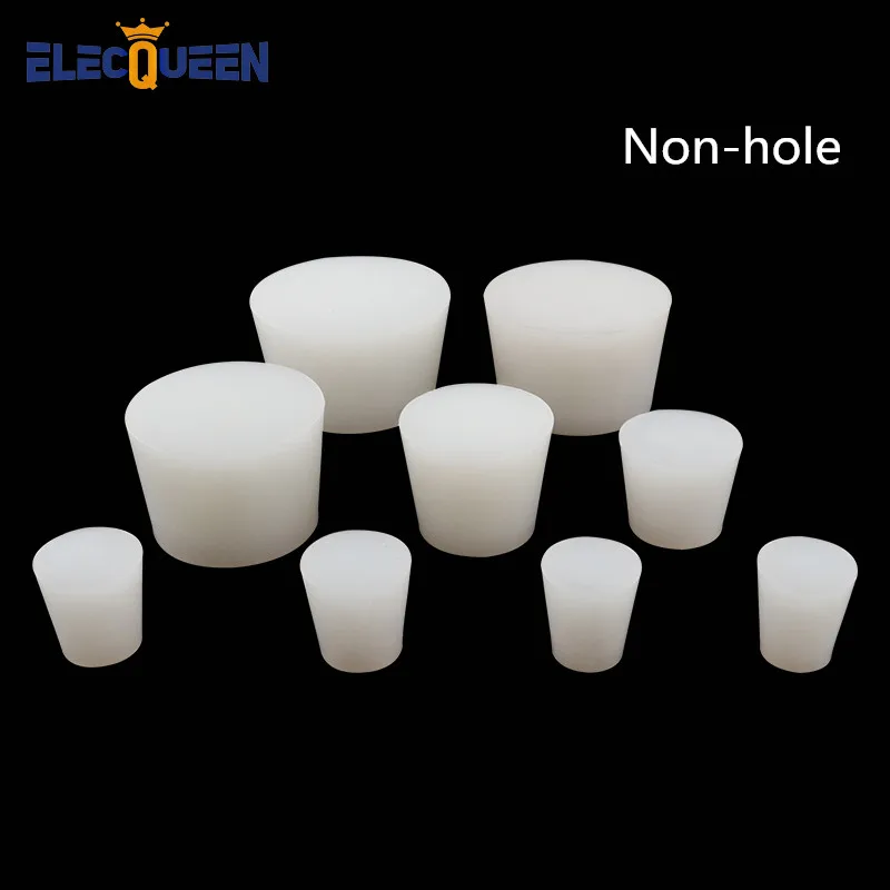 Silicone Plug sem furo, Food Grade, Rolha de borracha para fermentação barril, Airlock Válvula para Home Beer Brewing, 2pcs por lote