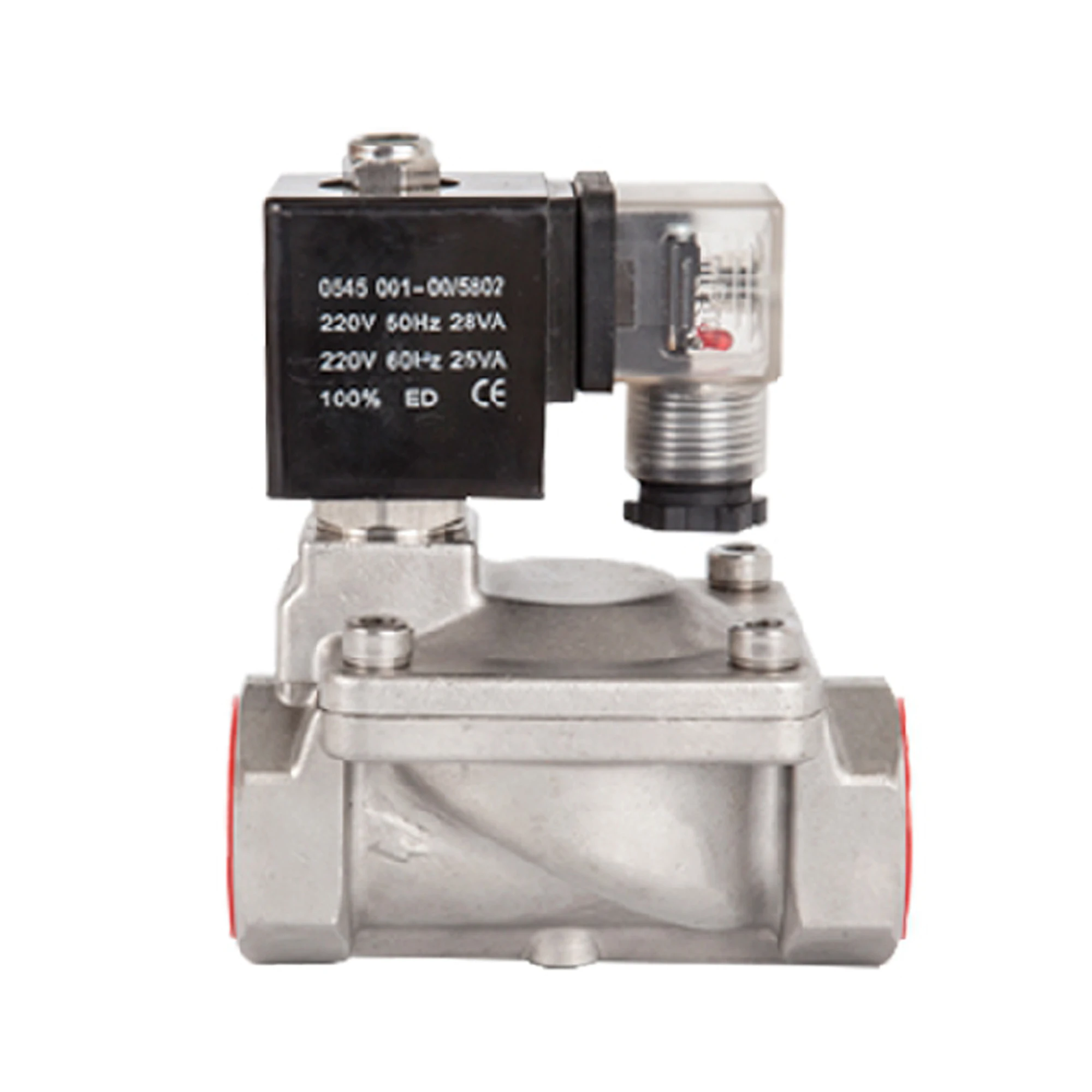 SLP series Stainless steel 16kg high pressure Pilot Diaphragm Solenoid Valve,N.C High temperature valves,110V 220V 380V 12V 24V