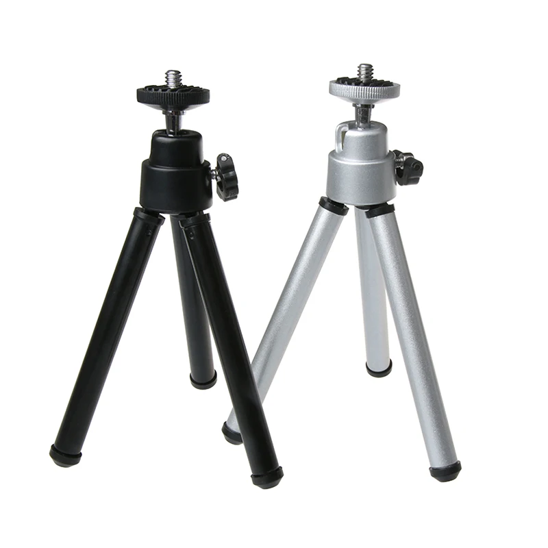 Aluminu Mini Tripod Stand Portable Self Stick Light table Tripode Supportor Live Show Phone Holder For Camera phone Gopro SJCAM