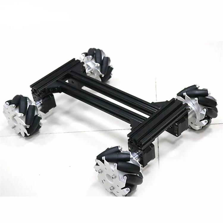 1Set Mecanum wheel car universal intelligent/smart car chassis omnidirectional mobile robot development platform diy for arduino