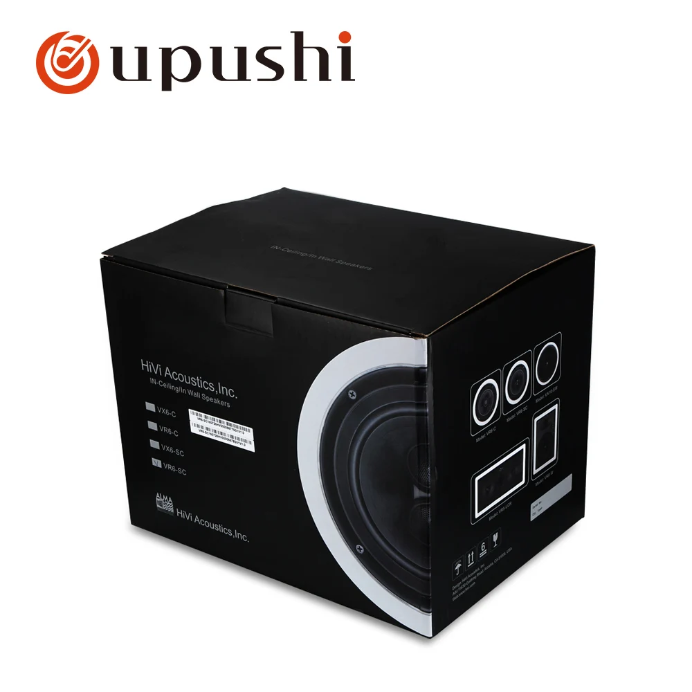 Oupushi home theatre system 100v ceiling speaker hifi home speakers 6.5 inch wireless portable loudspeakers with amplifier VR6-C