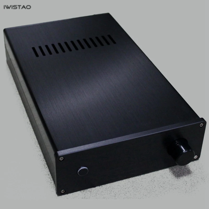 IWISTAO HIFI Tube Amplifier Casing W190*D315*H65mm Whole Aluminum Black Silver Panel