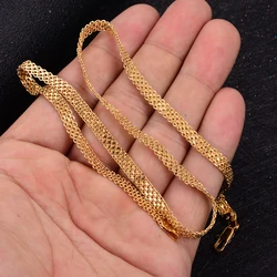 Ethnic Chain For Men/Women Party gifts Jewelry Necklace Gold Color Africa Eritrea Chunky Chain 5mm width N9