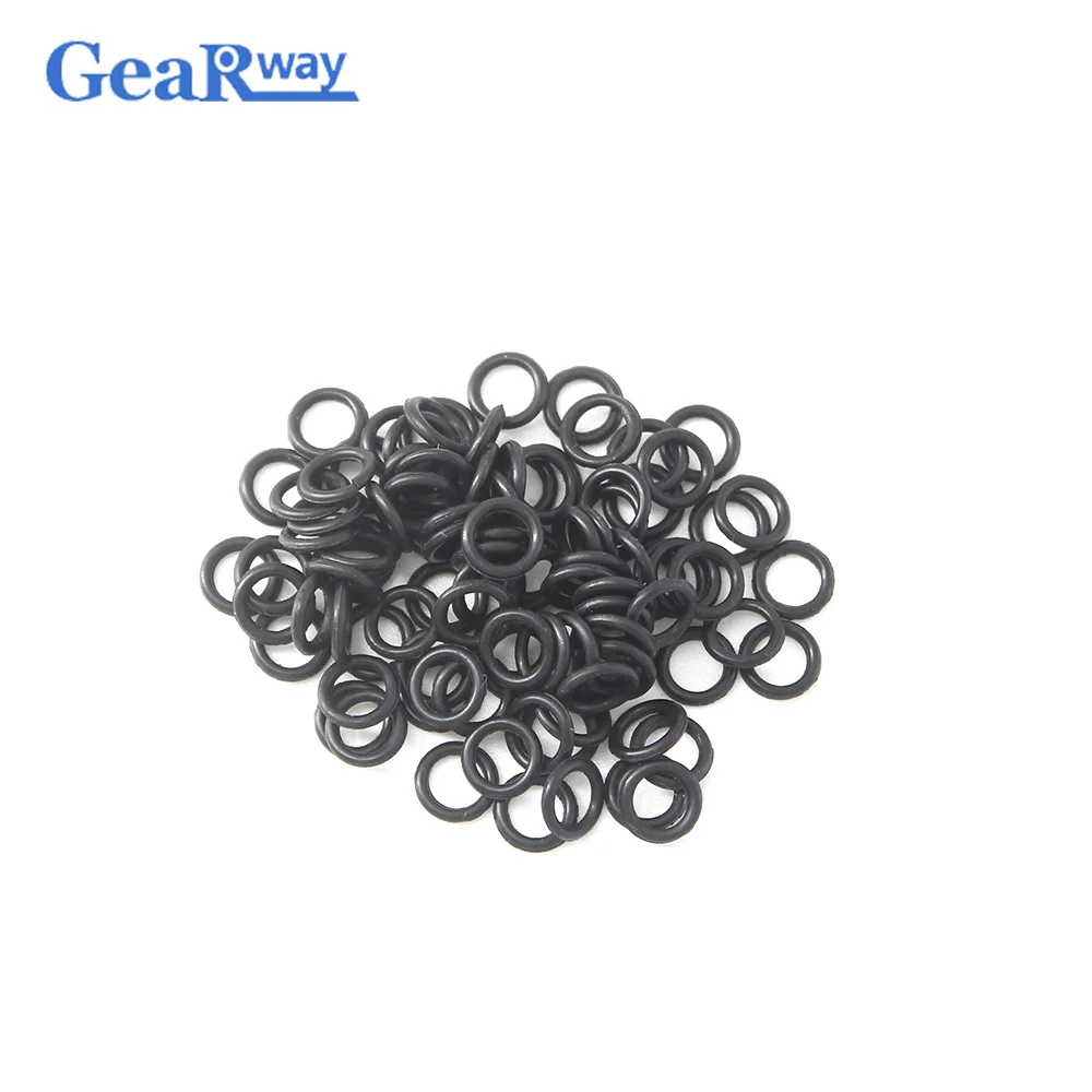 100pcs O Ring Seal Gasket 1.8mm CS NBR O-ring Sealing 7.1/7.3/7.6/8/19/20mm ID 70SH O Type Ring Washer