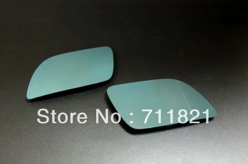 

Blue Tinted Aspherical Side Mirror Glass With Anti-mist Heat Function For Volkswagen For VW Polo 9N