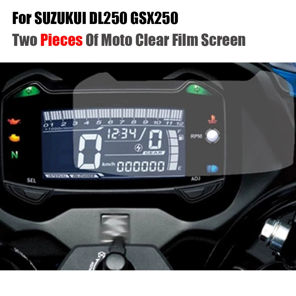 

Cluster Scratch Protection Film Screen Protector TPU For SUZUKUI DL250 GSX250 GSX 250 DL 250