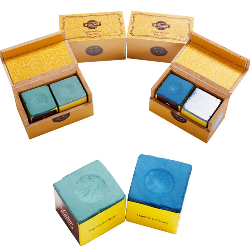 

Высококачественный бильярдный мел для бассейна 2 шт./лот, аксессуары для бильярда с хорошим трением, Китай 2017