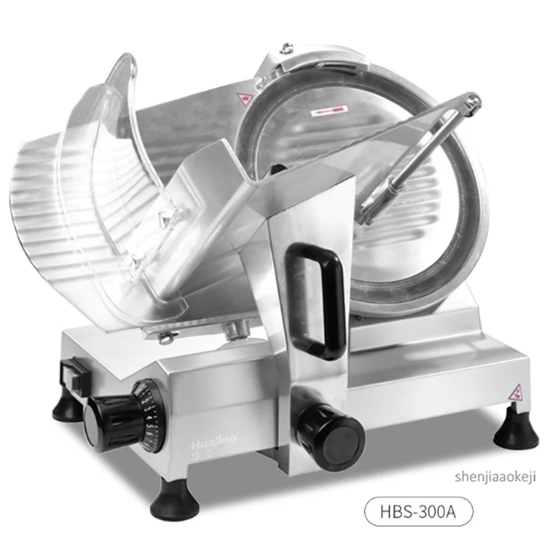 

HBS-300A Semi-automatic meat slicer 12-inch commercial meat cutter Electric cutting machine for frozen meat/mutton roll/beef ect