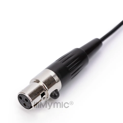Imagen 2 del producto ¡Adjustar el ángulo! ! Micrófono de condensador de solapa Lavalier, micrófono de 3 pines con doble Clip de Metal para transmisor inalámbrico AKG XLR de 3 pines TA3F
