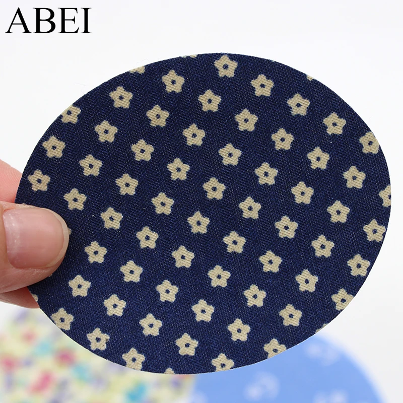 10pcs/lot mix 5 styles Printed Appliqued Repair Elbow Knee For Clothing Accessories DIY Patchwork Fabric Stickers Accessories