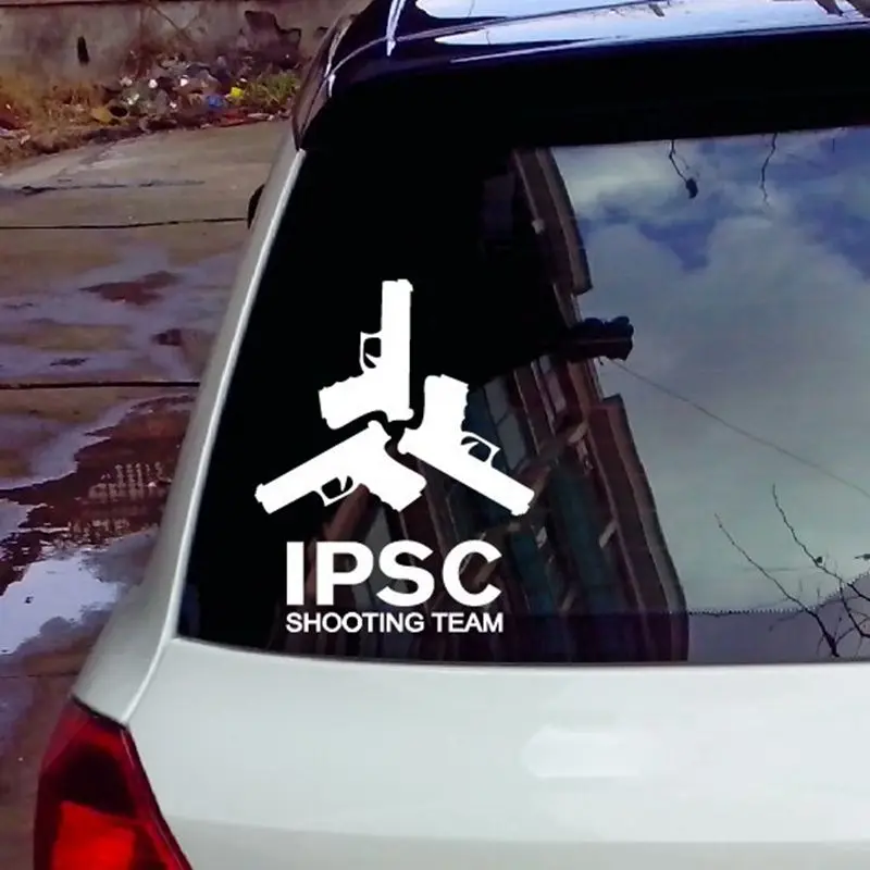 Ipsc gun vinyl car decal stickers for Trucks SUV body decor