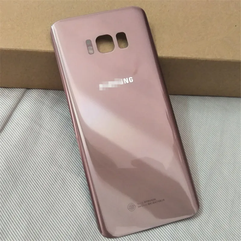 Per Samsung Galaxy S8 S8 + Caso Della Copertura Posteriore della Batteria 3D di Vetro Posteriore Della Copertura Dell\'alloggiamento di Ricambio per