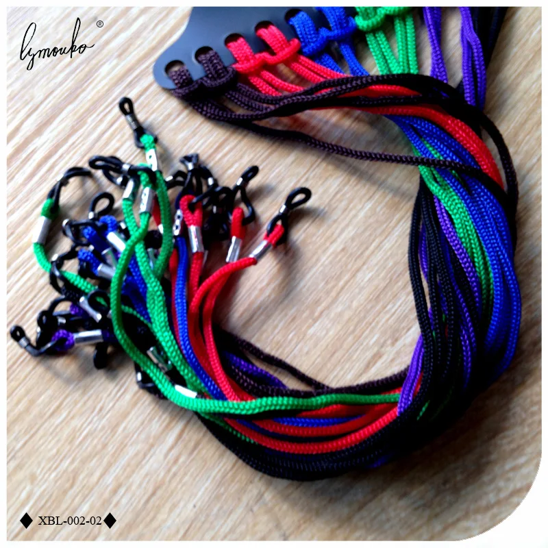 Lymouko 12pcs/Lot Multicolor Nylon Glasses String Cord Holder Sunglasses for Tavel Eyeglasses Lanyard Neck Rope Strap