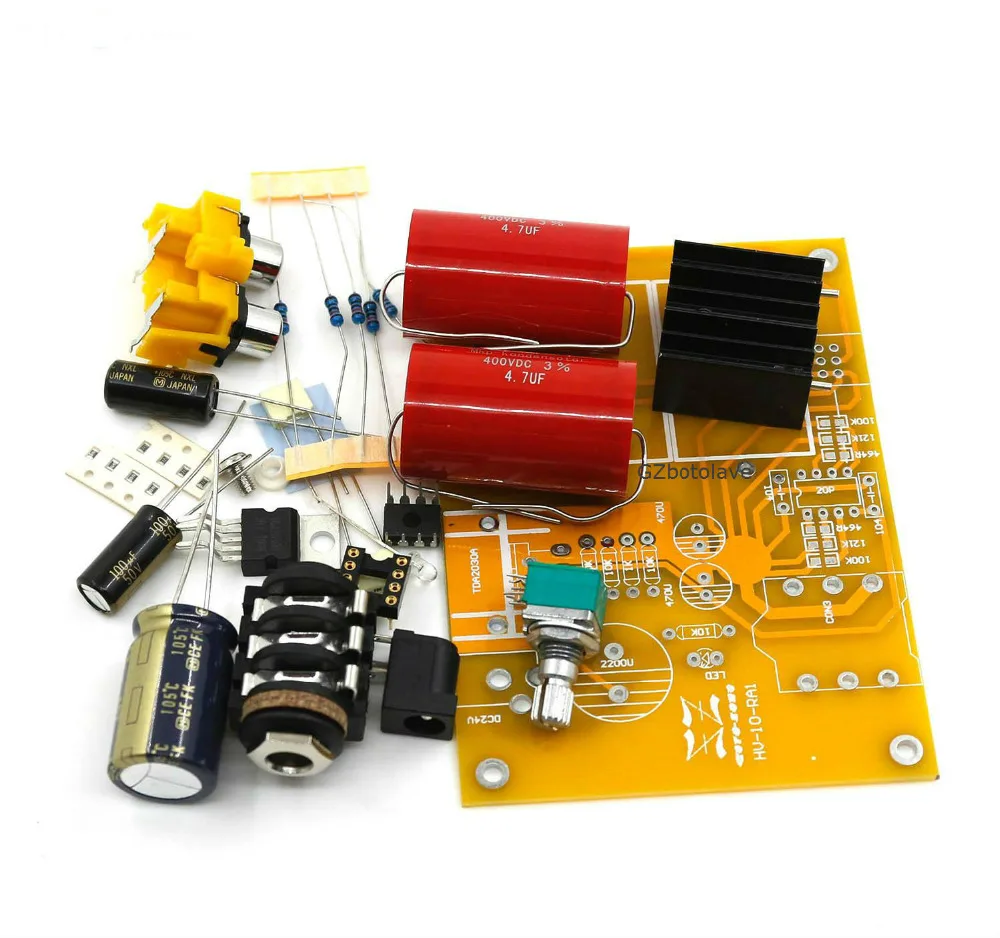 HV-10-RA1 Headphone AMP Amplifier Kits Can Use Battery and Power Adapter